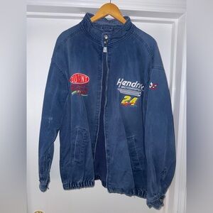 XL Denim Jeff Gordon Racing Jacket